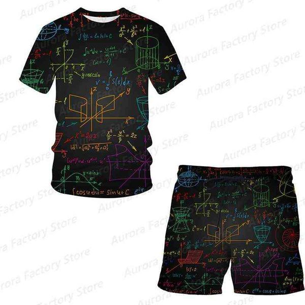 men's summer t-shirt shorts set mathematical formula print tracksuit casual stylish clothing male streetwear oversized suit, Gray
men's summer t-shirt shorts set mathematical formula print tracksuit casual stylish clothing male streetwear oversized suit, Gray