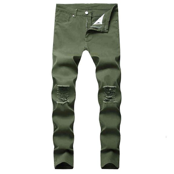 men's jeans men's jeans slim straight tube multi hole red army green locomotive beggar pants ynus, Blue
men's jeans men's jeans slim straight tube multi hole red army green locomotive beggar pants ynus, Blue