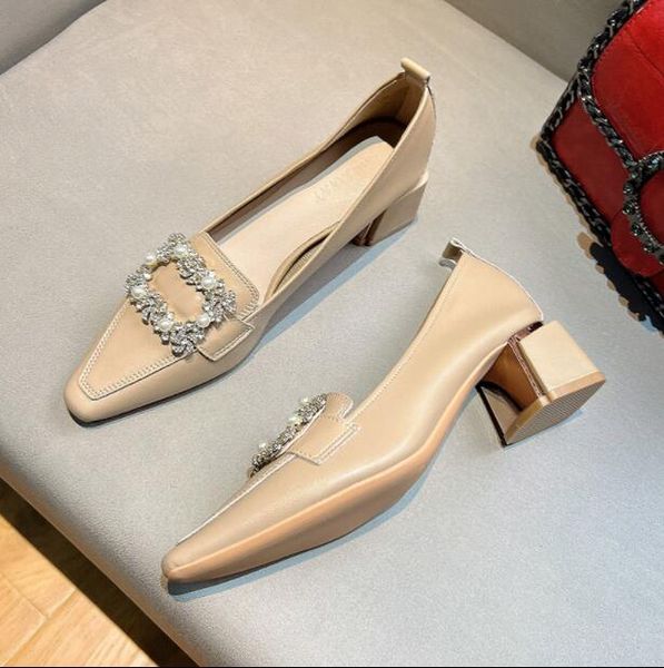 grade women rhinestone dress shoes loafers genuine leather chunky heel 5 cm square toe luxury fashion lazy brand single shoes plus size 35-4, Black
grade women rhinestone dress shoes loafers genuine leather chunky heel 5 cm square toe luxury fashion lazy brand single shoes plus size 35-4, Black