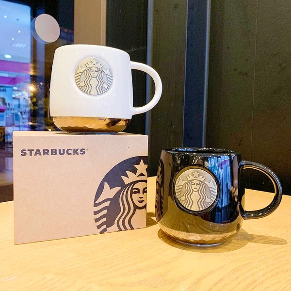 authentic starbucks mermaid bronze seal mug black and white chinese ceramic coffee cup gift box for couples
authentic starbucks mermaid bronze seal mug black and white chinese ceramic coffee cup gift box for couples