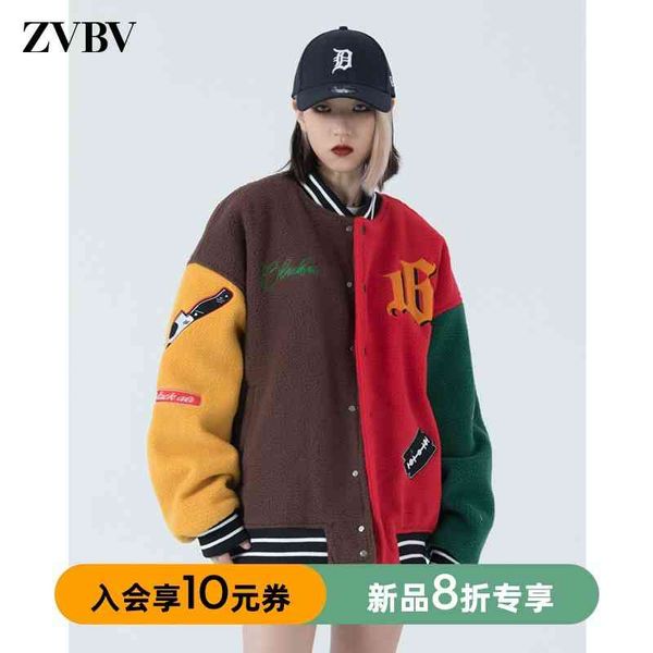 trendy brand lamb wool baseball jacket women's 2021 new fashion autumn ins trendy jacket, Black;brown
trendy brand lamb wool baseball jacket women's 2021 new fashion autumn ins trendy jacket, Black;brown