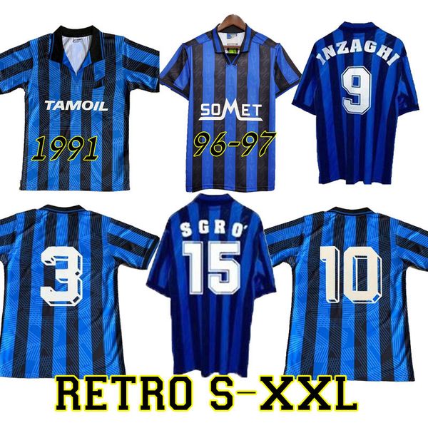1991 1996 1997 atalanta retro soccer jerseys bergamasca 91 96 97 filippo inzaghi bonacina sgro morfeo vintage classic jersey football shirts, Black;yellow
1991 1996 1997 atalanta retro soccer jerseys bergamasca 91 96 97 filippo inzaghi bonacina sgro morfeo vintage classic jersey football shirts, Black;yellow
