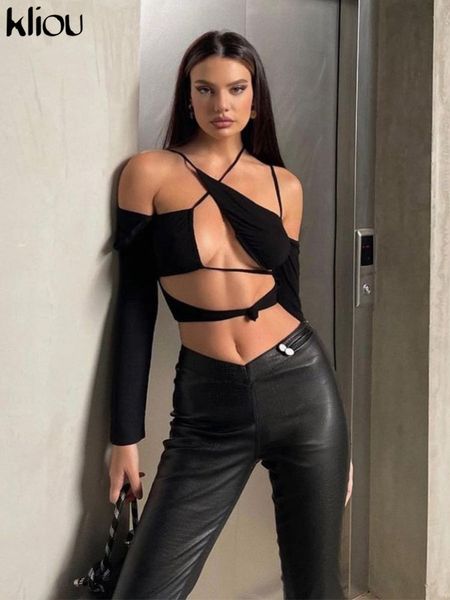unique cut out women t-shirts fashion solid cleavage criss cross neck long sleeve party clubwear female crop, White
unique cut out women t-shirts fashion solid cleavage criss cross neck long sleeve party clubwear female crop, White