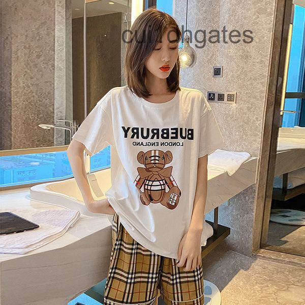 2022 designer b br t shirt pregnant women's summer suit fashion new korean short sleeve shorts leisure sports large net red two-piece s, White
2022 designer b br t shirt pregnant women's summer suit fashion new korean short sleeve shorts leisure sports large net red two-piece s, White