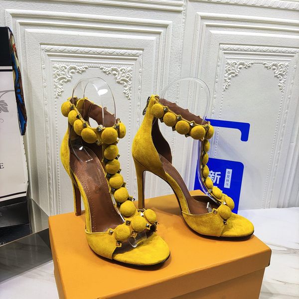 2022 designer new genuine leather sandal high heels rivet round buckle decoration for ladies, Black
2022 designer new genuine leather sandal high heels rivet round buckle decoration for ladies, Black