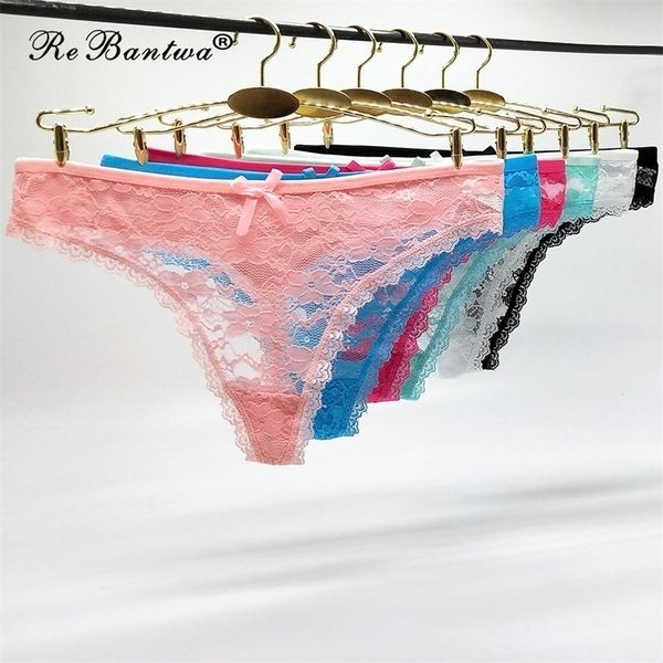 womens lace g strings transparent cotton thongs arrival 10 pcslot girl briefs g string underwear tback pants y200425, Black;pink