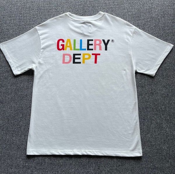 t-shirt gary dept color printing vintage fashion brand rainbow letter vintage short sleeve t-shirt te for men and women, White;black
t-shirt gary dept color printing vintage fashion brand rainbow letter vintage short sleeve t-shirt te for men and women, White;black
