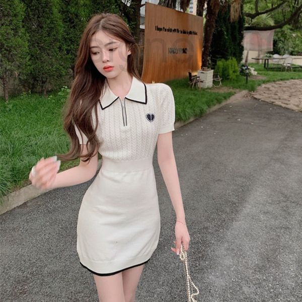 casual dresses designer french gentle wind embroidery paste cloth love sweater women's waist closing summer polo collar age reducing ic, Black;gray
casual dresses designer french gentle wind embroidery paste cloth love sweater women's waist closing summer polo collar age reducing ic, Black;gray