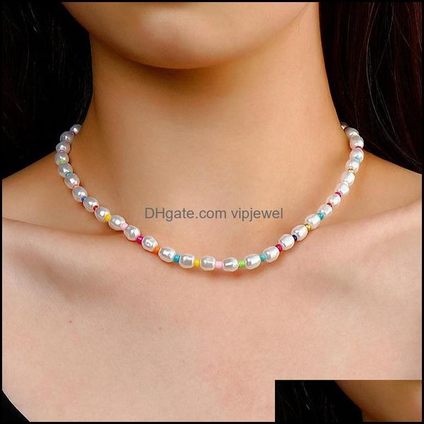chokers necklaces pendants jewelry personality pearl necklace bohemian handmade colorf beaded clavicle chain fashion creative neck women d, Golden;silver
chokers necklaces pendants jewelry personality pearl necklace bohemian handmade colorf beaded clavicle chain fashion creative neck women d, Golden;silver