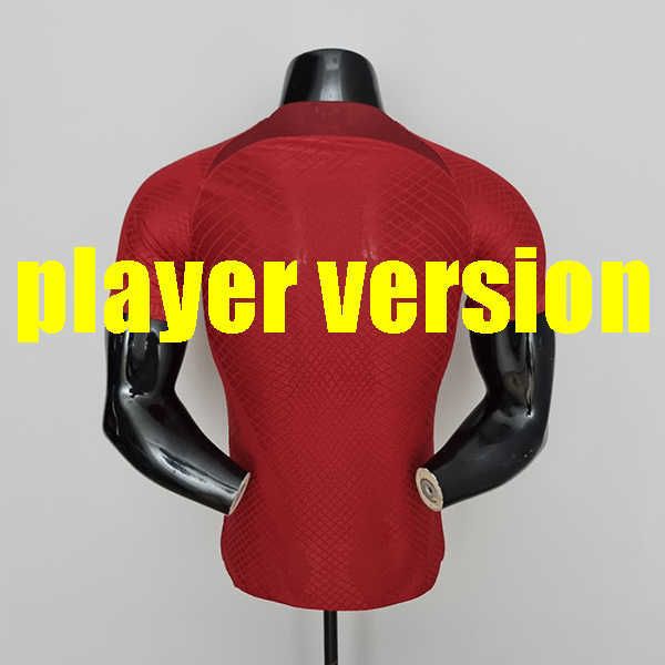22 23 season home red player version soccer jerseys 2022 2023 football shirts men kits uniforms, Black
22 23 season home red player version soccer jerseys 2022 2023 football shirts men kits uniforms, Black