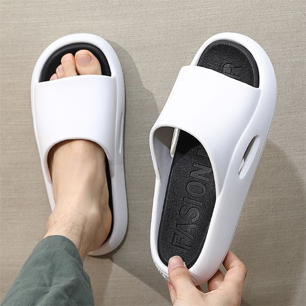 runway slipper summer shoes outside outdoor slides men soft thick sole nonslip beach pool sandals indoor bath 220628, Black
runway slipper summer shoes outside outdoor slides men soft thick sole nonslip beach pool sandals indoor bath 220628, Black