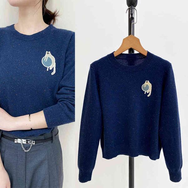 women's sweaters xiaohejia ic kangjia cashmere spot yarn knitted pullover sweater female, White;black
women's sweaters xiaohejia ic kangjia cashmere spot yarn knitted pullover sweater female, White;black
