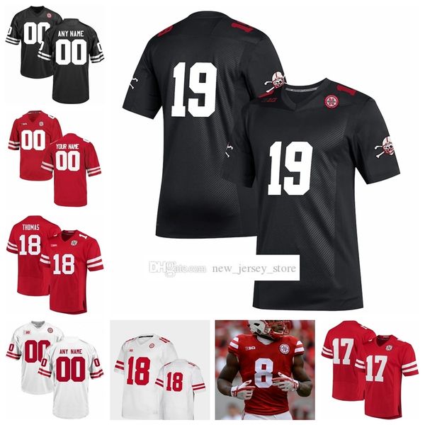 ncaa custom nebraska college cornhuskers football jerseys stitched jaylin bradley austin hemphill cooper jewett rahmir johnson jersey men, Black
ncaa custom nebraska college cornhuskers football jerseys stitched jaylin bradley austin hemphill cooper jewett rahmir johnson jersey men, Black