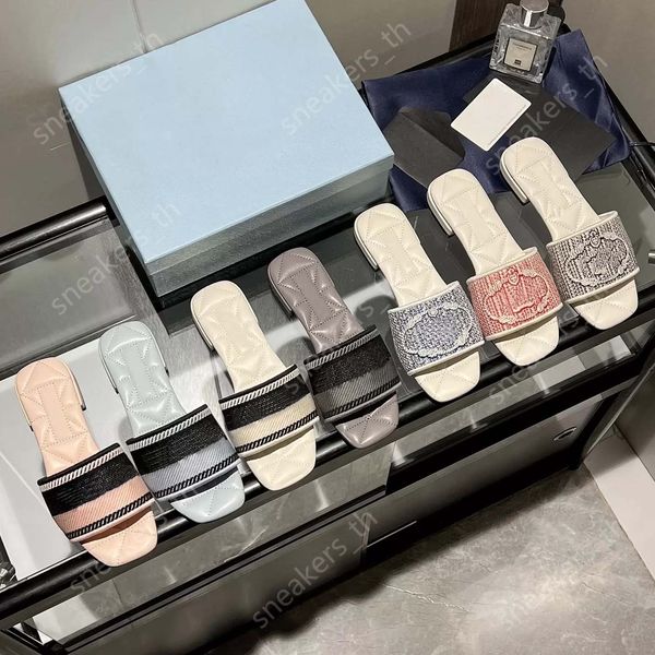 embroidered fabric slippers designer women slipper printing letters slides ladies flat flip flops fashion woven sandals, Black
embroidered fabric slippers designer women slipper printing letters slides ladies flat flip flops fashion woven sandals, Black