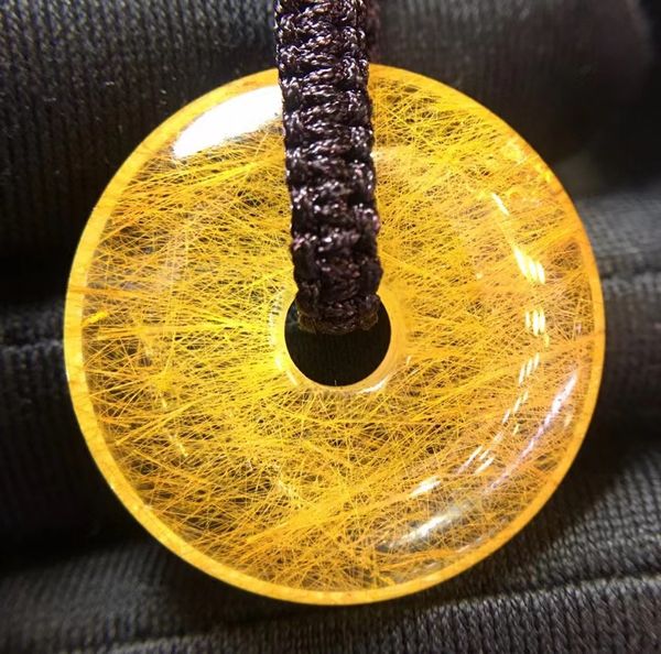 natural gold rutilated quartz pendant necklace donut round 28.5/7mm gold rutilated quartz jewelry women men brazil aaaaaaa, Silver
natural gold rutilated quartz pendant necklace donut round 28.5/7mm gold rutilated quartz jewelry women men brazil aaaaaaa, Silver