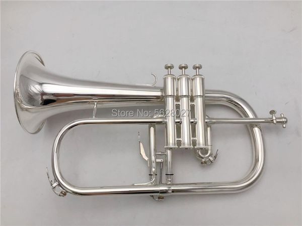 new b flat flugelhorn brass silver plated bb trumpet brass musical instruments horn with mouthpiece#45
new b flat flugelhorn brass silver plated bb trumpet brass musical instruments horn with mouthpiece#45
