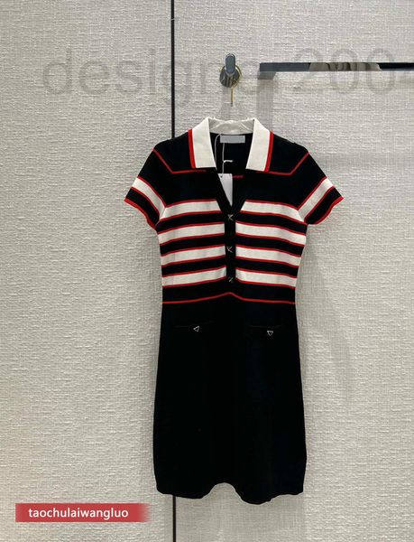 casual dresses designer bl39067 shenzhen nanyou polo knitted dress leisure college stripe a-shaped short sleeve skirt high end female o2vy, Black;gray
casual dresses designer bl39067 shenzhen nanyou polo knitted dress leisure college stripe a-shaped short sleeve skirt high end female o2vy, Black;gray