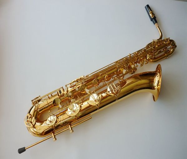 professional baritone saxophone musical instruments sax eb brass tube gold lacquer saxofone e flat with case mouthpiece
professional baritone saxophone musical instruments sax eb brass tube gold lacquer saxofone e flat with case mouthpiece