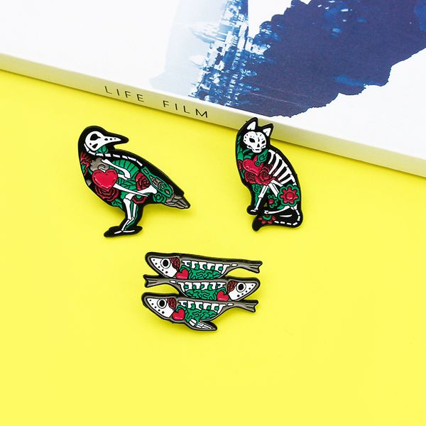 cartoon cute dinosaur animal monster brooch men's and women's badge pin fashion decoration, Gray
cartoon cute dinosaur animal monster brooch men's and women's badge pin fashion decoration, Gray