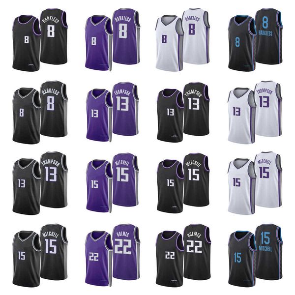 printed city basketball jerseys richaun 22 holmes tristan 13 thompson davion 15 mitchell maurice 8 harkless jersey color white purple black, Black;red
printed city basketball jerseys richaun 22 holmes tristan 13 thompson davion 15 mitchell maurice 8 harkless jersey color white purple black, Black;red