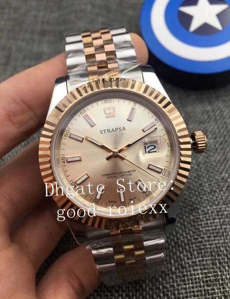 luxury rose gold watch mechanical 2813 watches jubilee bracelet 126333 perpetual men 126331 126301 mens sapphire date wristwatches, Slivery;brown
luxury rose gold watch mechanical 2813 watches jubilee bracelet 126333 perpetual men 126331 126301 mens sapphire date wristwatches, Slivery;brown