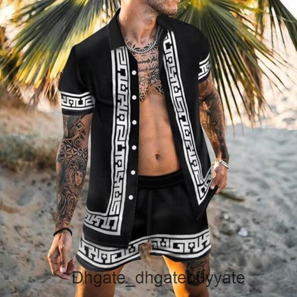 casual fashion men's shirts luxury men tracksuits hawaiian sets printing short sleeve button shirt summer beach shorts tees streetwear, White;black
casual fashion men's shirts luxury men tracksuits hawaiian sets printing short sleeve button shirt summer beach shorts tees streetwear, White;black