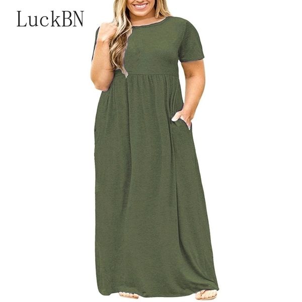 3xl9xl large size dress tunic summer dress elegant short sleeve o neck pocket maxi long dresses plus size vestidos y200805, Black;pink
3xl9xl large size dress tunic summer dress elegant short sleeve o neck pocket maxi long dresses plus size vestidos y200805, Black;pink