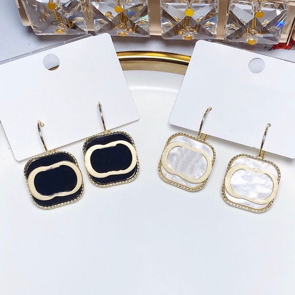 luxury designer earrings elegant earrings women fashion glamour jewelry, Golden;silver