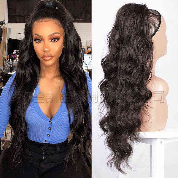 nxy wigs xuchang long curly female drawstring horsetail hair piece s large wave chemical fiber 220527, Black
nxy wigs xuchang long curly female drawstring horsetail hair piece s large wave chemical fiber 220527, Black