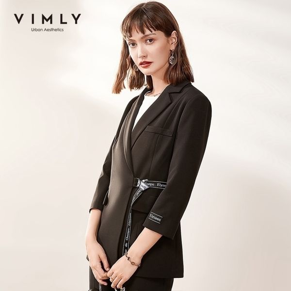 vimly women blazers office lady elegant notched solid single buckle three quarter autumn clothes blazer feminino f0008 y201026, White;black
vimly women blazers office lady elegant notched solid single buckle three quarter autumn clothes blazer feminino f0008 y201026, White;black