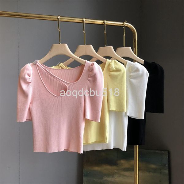 women's knits & tees nanyou quality short sleeved knitwear women's spring and summer celebrity temperament diamond inlaid letter h, White
women's knits & tees nanyou quality short sleeved knitwear women's spring and summer celebrity temperament diamond inlaid letter h, White