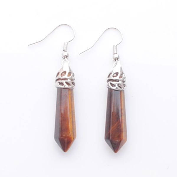hanging dangle earrings for women girls jewelry natural tigers eye gemstones hexagonal pointed reiki chakra beads earring pair dr3060, Silver
hanging dangle earrings for women girls jewelry natural tigers eye gemstones hexagonal pointed reiki chakra beads earring pair dr3060, Silver