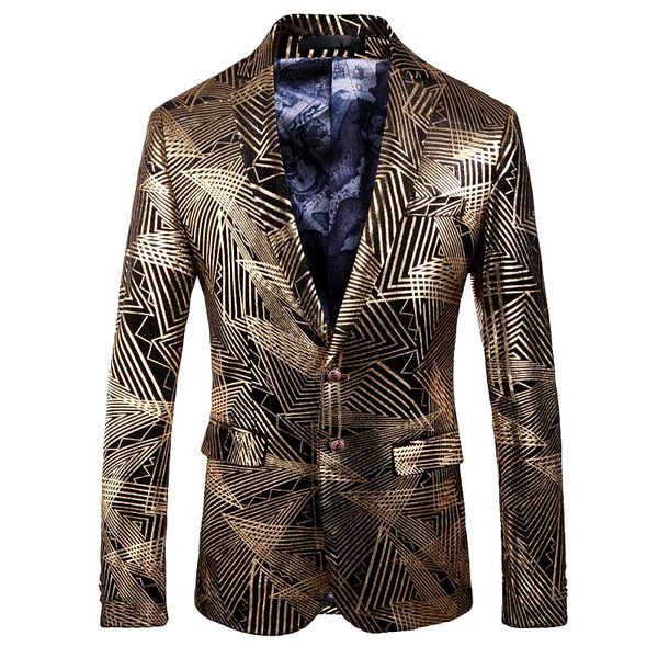 bronzing printing british small suit men 2022 korean version of the slim handsome trend casual suit plus size jacket, White;black
bronzing printing british small suit men 2022 korean version of the slim handsome trend casual suit plus size jacket, White;black