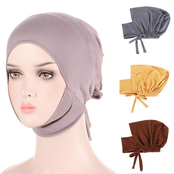 muslim inner cap headscarf for women hijab scarf headwraps turbans head band hair cover caps islamic solid hat elastic bonnets, Blue;gray
muslim inner cap headscarf for women hijab scarf headwraps turbans head band hair cover caps islamic solid hat elastic bonnets, Blue;gray