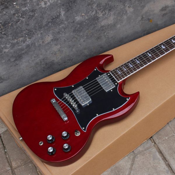 sg guitar, lightning inlay, rosewood fingerboard,wine red, available in stock same of the pictures
sg guitar, lightning inlay, rosewood fingerboard,wine red, available in stock same of the pictures