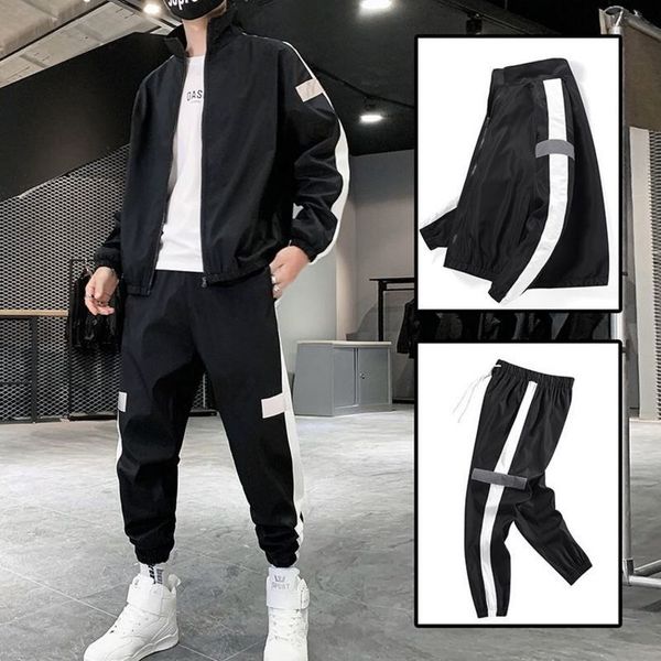men sportswear set spring autumn hoodies set men's tracksuit patchwork hip hop jacket and pants male casual two pieces track suit, Gray
men sportswear set spring autumn hoodies set men's tracksuit patchwork hip hop jacket and pants male casual two pieces track suit, Gray