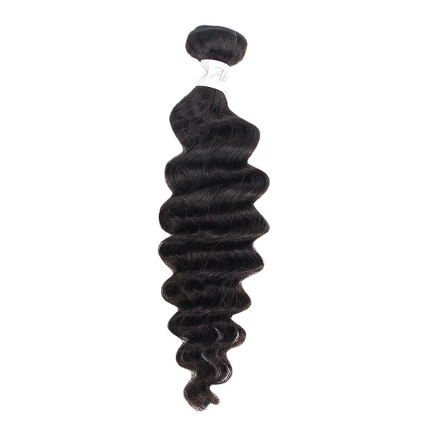 loose deep wave human hair hair bundles, Black;brown