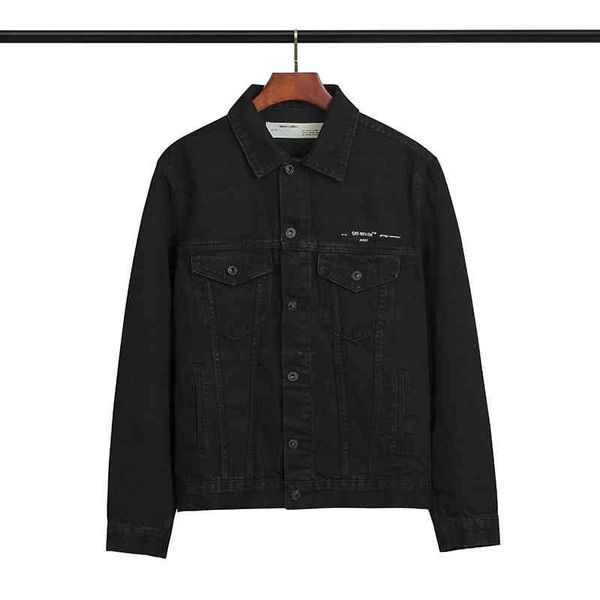 autumn and winter 2022 off basic yellow tape warning line arrow washed old denim et, Black
autumn and winter 2022 off basic yellow tape warning line arrow washed old denim et, Black