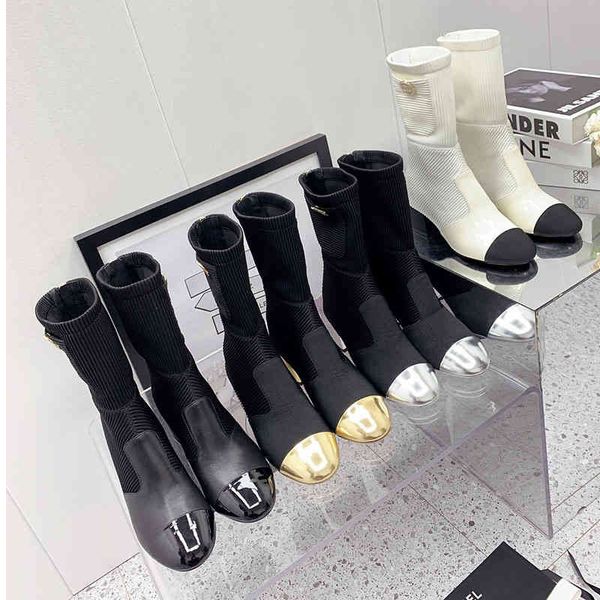 boots early spring small fragrant wind short boots elastic pocket fashion unique thick heel color matching women's, Black
boots early spring small fragrant wind short boots elastic pocket fashion unique thick heel color matching women's, Black
