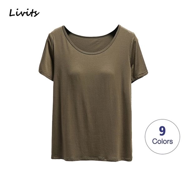 women t-shirts built-in bra padded push-up stretchable modal tshirts short sleeve casual korean sa0762 210312, White
women t-shirts built-in bra padded push-up stretchable modal tshirts short sleeve casual korean sa0762 210312, White