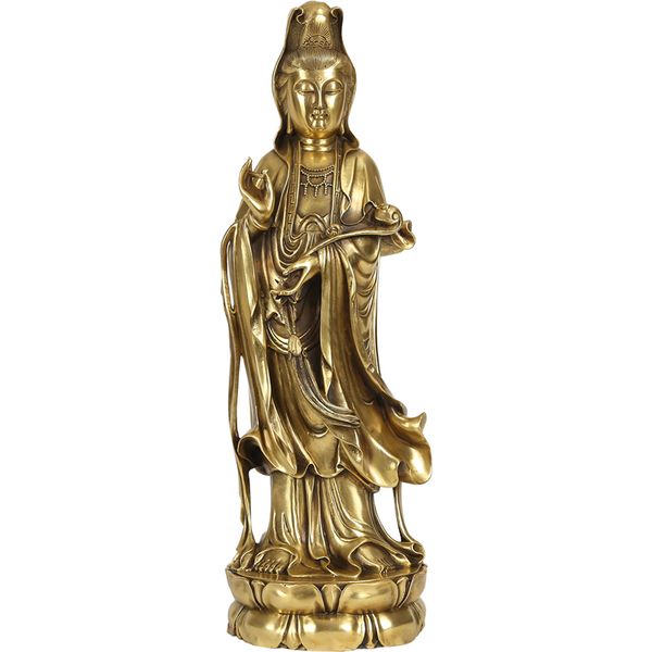 gold brass guanyin avalokitesvara statue tibetan buddhism goddess sculpture detailed art large, Silver
gold brass guanyin avalokitesvara statue tibetan buddhism goddess sculpture detailed art large, Silver