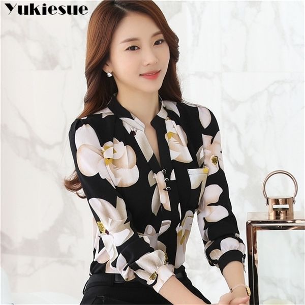 floral blouse shirt women blusas summer long sleeve office ol womens blouses and woman shirts ladies clothes plus size 210412, White
floral blouse shirt women blusas summer long sleeve office ol womens blouses and woman shirts ladies clothes plus size 210412, White