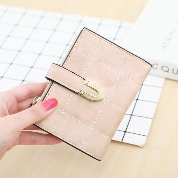 purses korean version simple pure color pressed line check two fold zipper buckle multifunctional zero wallet women's short wallet, Red;black
purses korean version simple pure color pressed line check two fold zipper buckle multifunctional zero wallet women's short wallet, Red;black