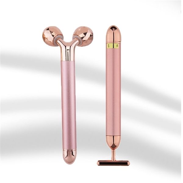24k gold energy beauty bar face massager 3d roller electric sonic t shape arm eye nose head lift 220620
24k gold energy beauty bar face massager 3d roller electric sonic t shape arm eye nose head lift 220620