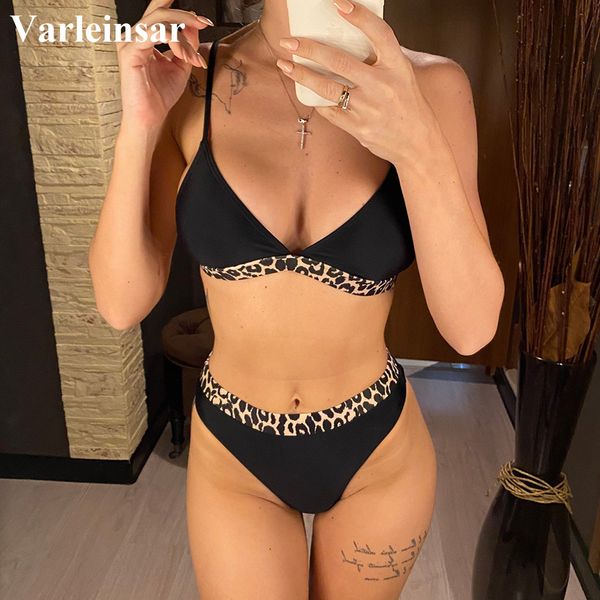 new v neck leopard high waist bikini female swimsuit women swimwear two-pieces bikini set bather bathing suit swim lady v2543, White;black
new v neck leopard high waist bikini female swimsuit women swimwear two-pieces bikini set bather bathing suit swim lady v2543, White;black