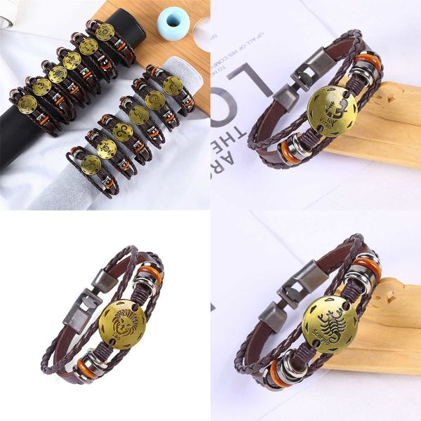 12 constellations jewelry bracelet children's leather rope boys girls wristband christmas birthday student party jewelry gifts bracelet, Red;brown
12 constellations jewelry bracelet children's leather rope boys girls wristband christmas birthday student party jewelry gifts bracelet, Red;brown