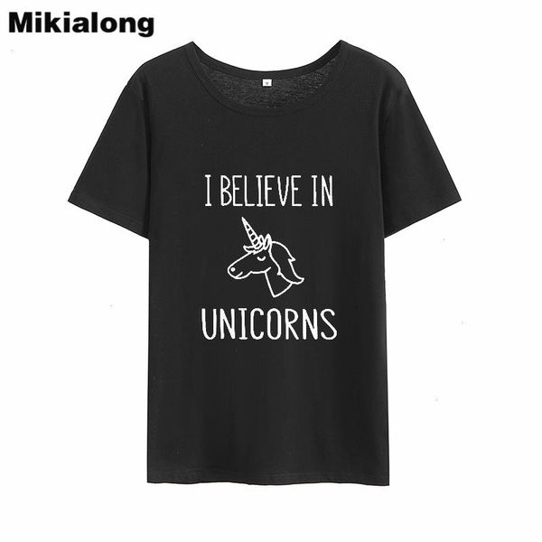 i believe unicorn t shirt women summer tumblr printed tshirts cotton black kawaii tee femme top, White
i believe unicorn t shirt women summer tumblr printed tshirts cotton black kawaii tee femme top, White
