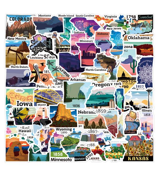 50pcs cartoon united states map puzzle car sticker for water bottle skateboard motorcycle lapdiy refrigerator kids toys
50pcs cartoon united states map puzzle car sticker for water bottle skateboard motorcycle lapdiy refrigerator kids toys