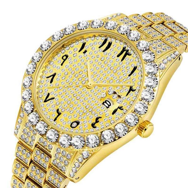 fashion arabic numerals mens watch brand luxury watch men 18k gold big diamond with calendar classic male iced out watch, Slivery;brown
fashion arabic numerals mens watch brand luxury watch men 18k gold big diamond with calendar classic male iced out watch, Slivery;brown