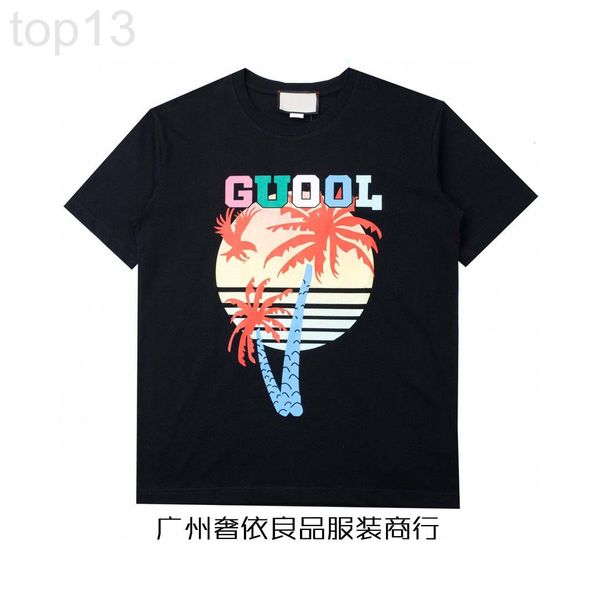 women's t-shirt designer correct version tested 2022 spring summer g new sunset sun pattern printed t-shirt short sleeve men's and, White
women's t-shirt designer correct version tested 2022 spring summer g new sunset sun pattern printed t-shirt short sleeve men's and, White